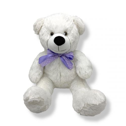 Мʼяка іграшка "Ведмедик Тедді" 60 см (БІЛИЙ)  мініатюра фото 1
