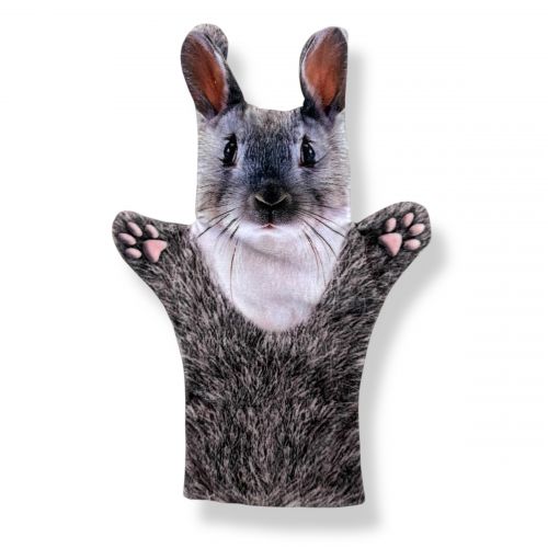 Мʼяка іграшка "Зайчик" Бі Ба Бо 5 (СІРИЙ)  мініатюра фото 1