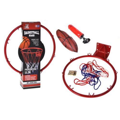 Баскетбольне кільце металеве (32x7x38 см)  мініатюра фото 1