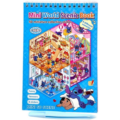 Roombook(Румбук) "STITCH/Стіч" (БЛАКИТНИЙ)  мініатюра фото 1