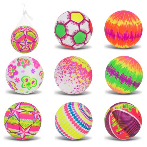 Мʼяч гумовий, 5ʼʼ (мікс кольорів), 35г  мініатюра фото 1