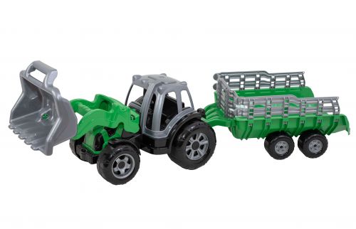 Трактор навантажувач МAX з причіпом, Tigres  мініатюра фото 1