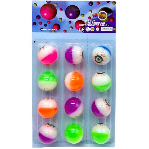 М'ячик стрибунець 4,5 см (12шт на листі)  мініатюра фото 1