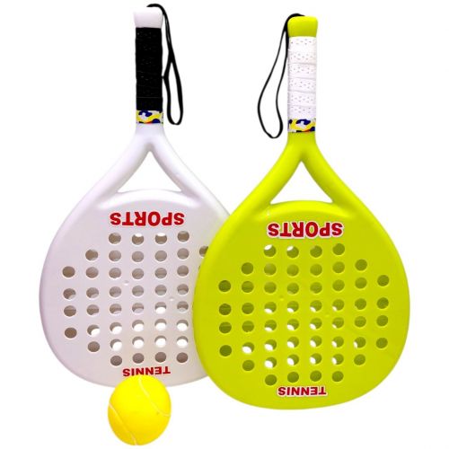 Теніс пляжний (2 ракетки з мʼячиком) 40*22*3 см  мініатюра фото 1