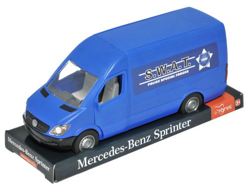 Автомобіль Mercedes-Benz Sprinter вантажний (синій) на планшетці, Tigres  мініатюра фото 1