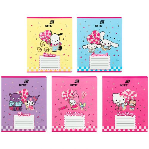 Зошит 18 арк. , лін. , фольга + УФ лак, HK  мініатюра фото 1