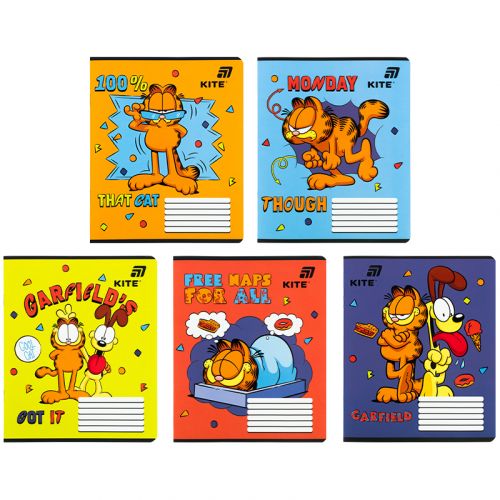 Тетрадь 12 л. , лин. , софт тач + УФ лак, GF  мініатюра фото 1