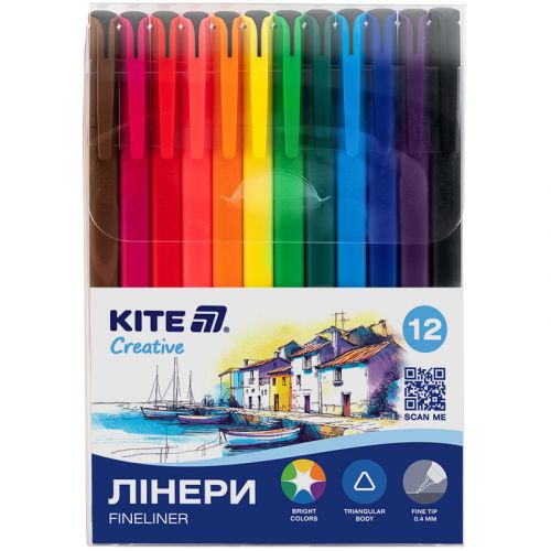 Лінери Kite Creative, набір 12шт  мініатюра фото 1