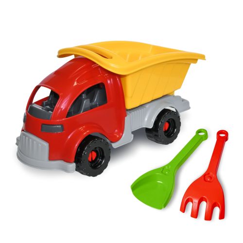 Авто самоскид з лопаткою та граблями  мініатюра фото 1