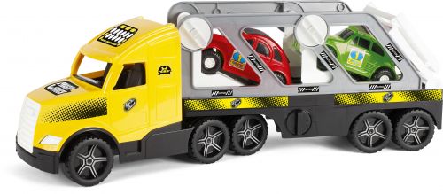 Велика вантажівка з 2 авто купе (Magic Truck), 79 см  мініатюра фото 1