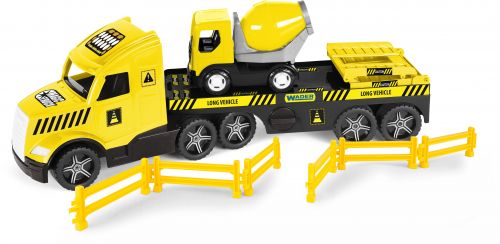 Вантажівка з бетонозмішувачем (Magic Truck Technic)  мініатюра фото 1