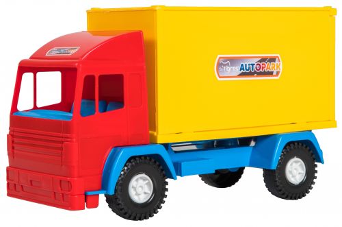 Игрушечная машинка, Mini truck контейнер (жовтий)  мініатюра фото 1