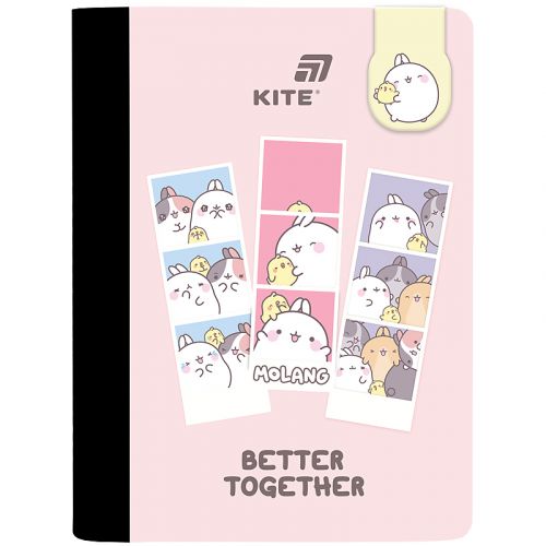 Блокнот з магн.  закладкою, А5, 60 арк. , кл. , ML  мініатюра фото 1