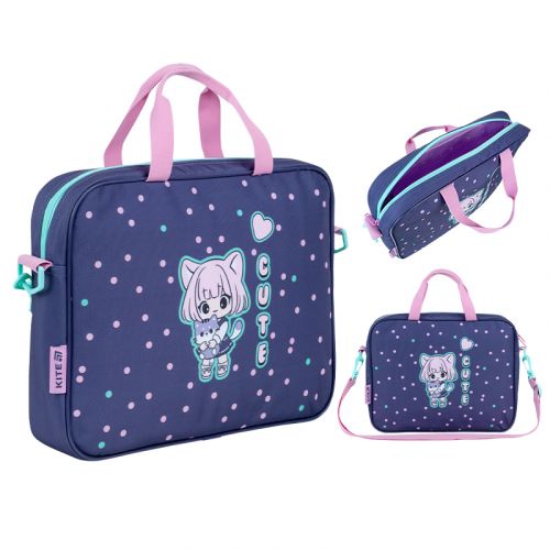 Шкільна текстильна сумка Kite A4, 1 від. , 589 Be Friends  мініатюра фото 1