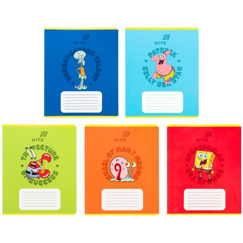 Тетрадь 18 л. , лин. , софт-тач + УФ лак, SB  мініатюра фото 1