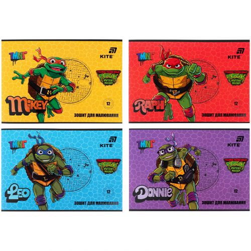 Зошит для малювання, 12 арк. , скоба, гібр.  лак + УФ лак,  NT  мініатюра фото 1