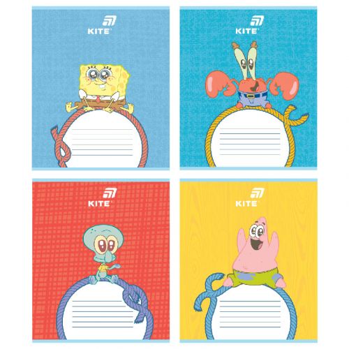 Тетрадь 12 л. , кос. , софт тач + УФ лак, SB  мініатюра фото 1