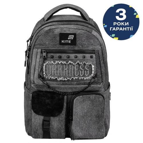 Рюкзак Kite Education teens 2587M Darkness  мініатюра фото 1