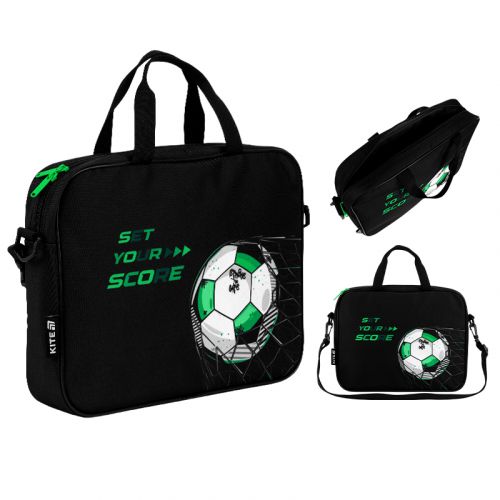 Шкільна текстильна сумка Kite A4, 1 від. , 589 Football  мініатюра фото 1