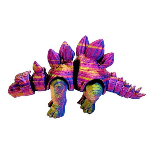 Іграшка рухлива 3D Динозавр 18 см, Стегозавр (БОЛОТНИЙ)  мініатюра фото 1