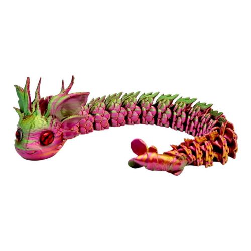 Іграшка рухлива 3D Королівський Дракон 32см (БОЛОТНИЙ)  мініатюра фото 1