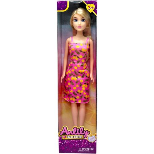 Кукла "Anlily" в стильном образе, 29см (РОЖЕВА)  мініатюра фото 1