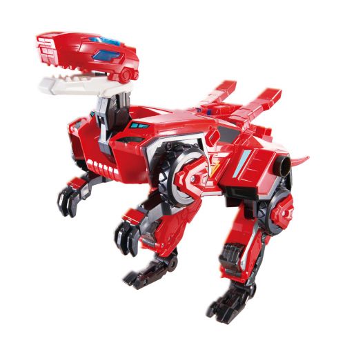 Динозавр-трансформер Dinoster - Мега Дино-Страйк Раптор  мініатюра фото 1