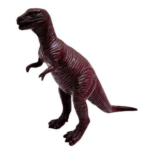 Гумовий динозавр "Dino World" (КОРИЧНЕВИЙ)  мініатюра фото 1