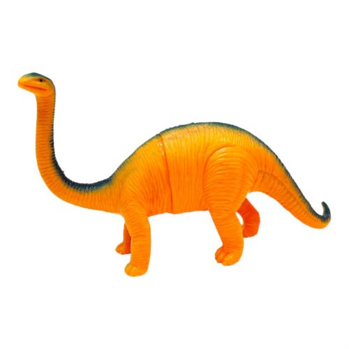 Резиновый динозавр "Dino World" (Оранжевый)  мініатюра фото 1