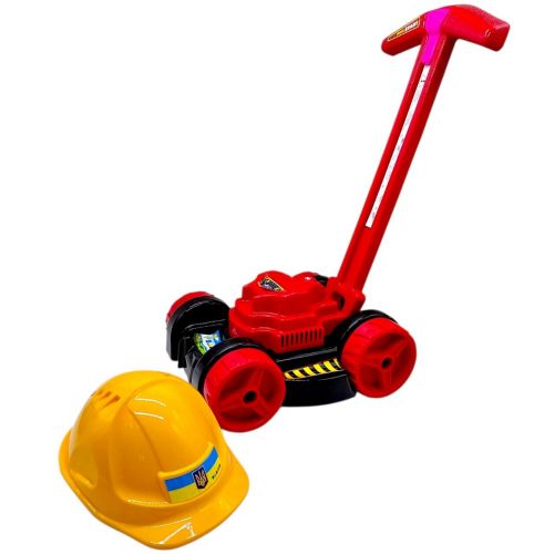 Набір дитячий  "Газонокосарка з каскою" (ЧОРНА)  мініатюра фото 1