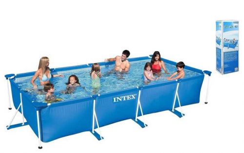 Intex Басейн каркасний 450х220х84 см, 7127 л. , від 6-ти років, в коробці  мініатюра фото 1