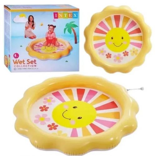 Бассейн надувной (возраст 2+) 104cmX104cmX13cm  мініатюра фото 1