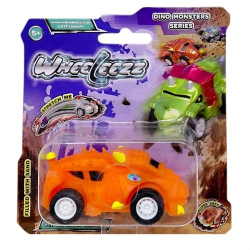 Машинка-тягнучка серії Dino, Wheeleezz (ПОМАРАНЧЕВА)  мініатюра фото 1