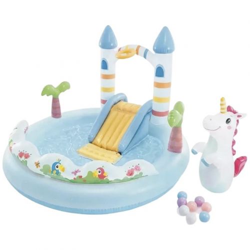 Надувной игровой центр (возраст 2+) 196cmX178cmX127cm  мініатюра фото 1