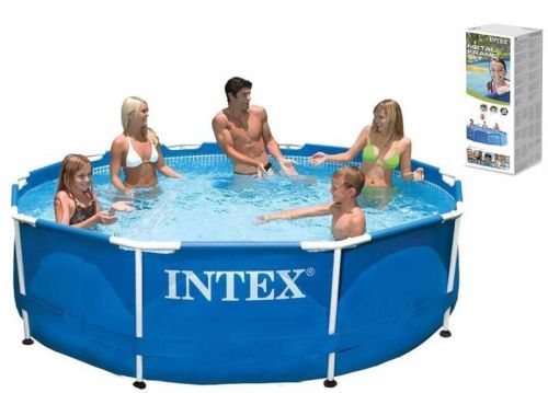 Intex Басейн каркасний об`єм: 4 485 л (90), розмір:305х76см, круглий, від 6+ років, в коробці  мініатюра фото 1