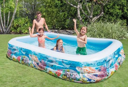 Intex Басейн Тропічний риф розміром 305х183х56см, обсяг: 1020л, вага: 7,3кг, від 6 років  мініатюра фото 1