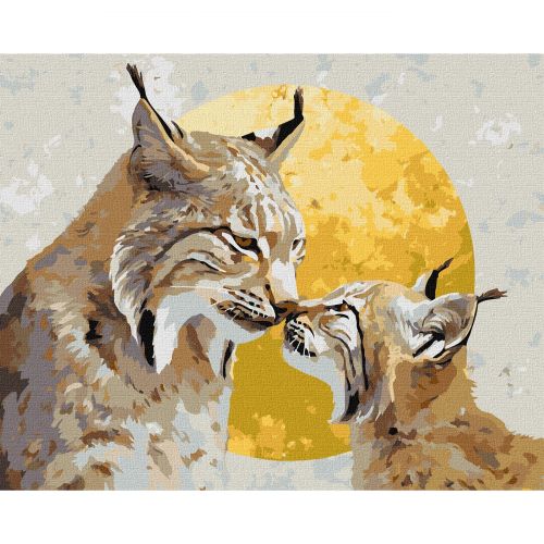 Картина по номерах з фарбами металік "Пильний захист" 40х50см  мініатюра фото 1