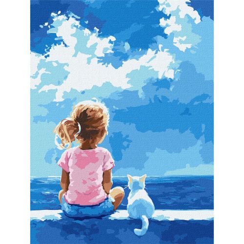 Картина по номерах "Ніжна дружба" 30х40см  мініатюра фото 1