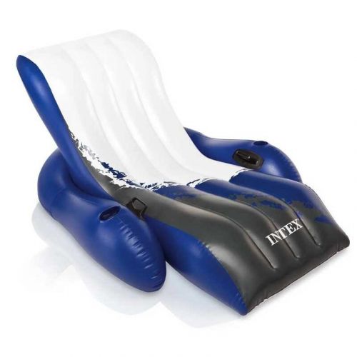 Intex Крісло у вигляді шезлонга+підлокітники, 180х135см, від 8-ми років, в коробці  мініатюра фото 1