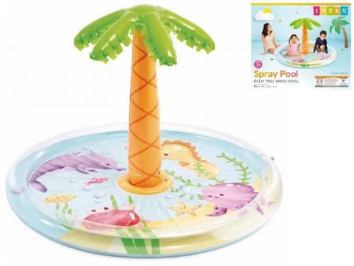 Intex Басейн надувний Пальма, 173 х 104 см, об`єм 166 л, від 2х років  мініатюра фото 1