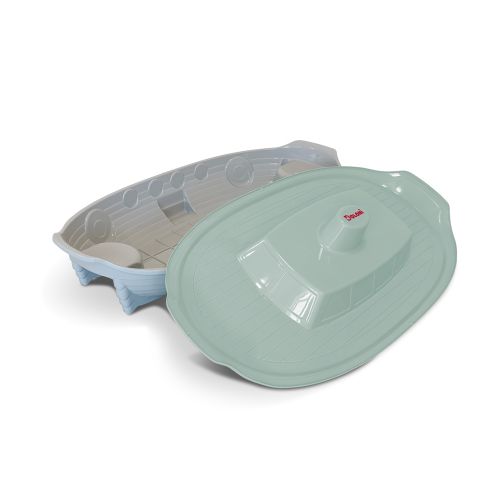 Песочница "Корабль" мятный/светло-серый  мініатюра фото 1