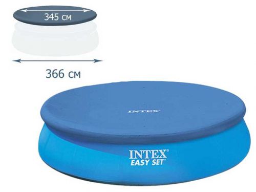 Intex Тент для надувного басейну, d=366 см  мініатюра фото 1