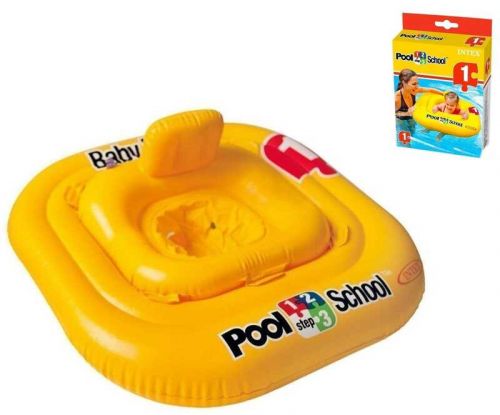 Intex Плотик-ходунки Вчимося плавати (12) розміром 79х79см, від 1 до 2 років  мініатюра фото 1