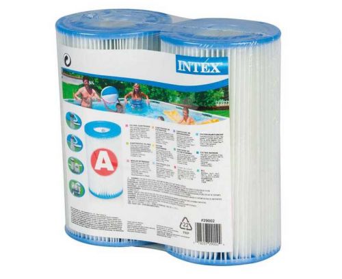 Intex Картриджи типа А 2шт діаметр 10,9см, висота 20,2см  мініатюра фото 1