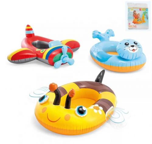 Intex Дитячий надувний пліт 3 види, 100х97см, від 3-х років  мініатюра фото 1