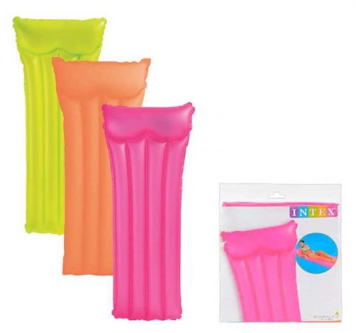 Intex Матрац Неон (24) 3 кольори, розміром 183х69см, вага: 0,7 кг, від 12-ти років  мініатюра фото 1