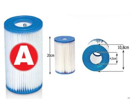 Intex Змінний картридж для фільтр насосу тип А, 20х10,9см  мініатюра фото 1