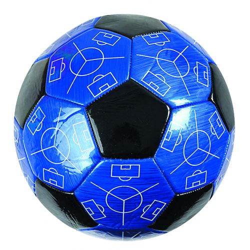 Мяч футбольный размер №5, материал мягкого EVA (СИНИЙ)  мініатюра фото 1