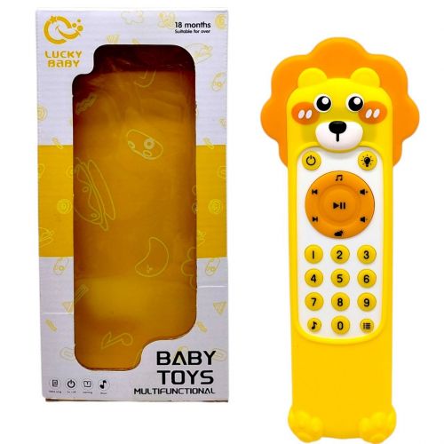 Пульт подсветки (мелодии, звуки погоды и животных, цифры, слова, озвучивание на английском языке, регулировка громкости, резиновый чехол) ЛЕВ  мініатюра фото 1