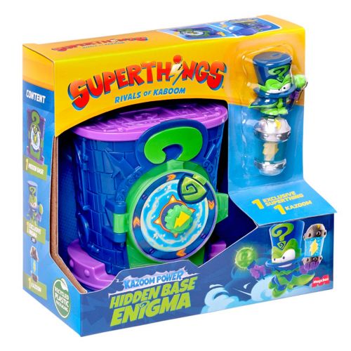 Ігровий набір SUPERTHINGS серії "Kazoom Power" - ПРИХОВАНА БАЗА ЕНІГМА  мініатюра фото 1